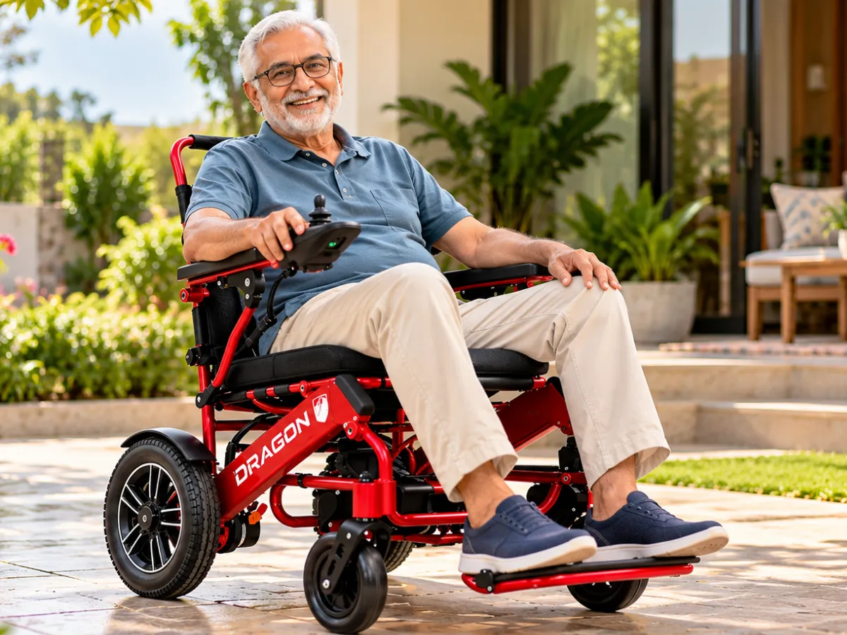 Glide Core Wheelchair in use