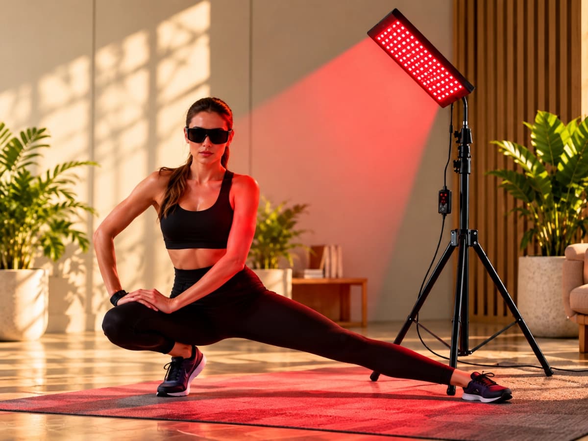 Luma Panel Height-Adjustable Red Light Therapy Panel
