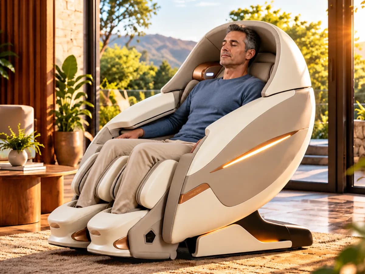 Serene Elite Premium Full Body Massage Chair in use
